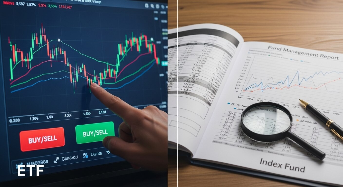 ETF 인덱스펀드 차이점