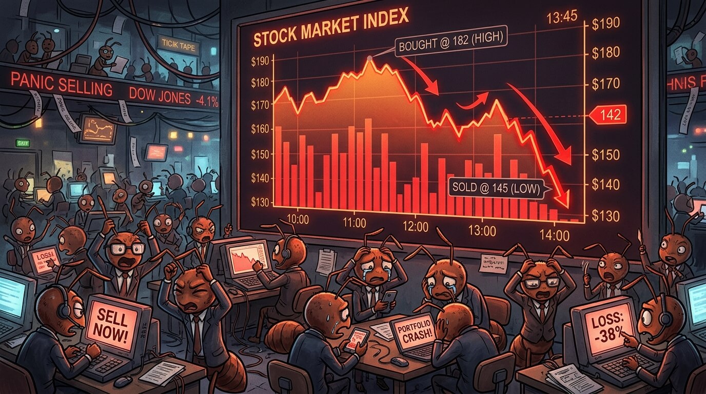 개미 투자자 고점 매수 저점 매도